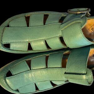 Fluevog Prepare Gator Platform Sandals